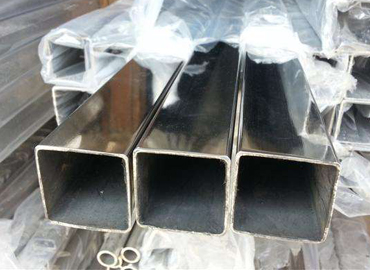 The production process of 304 stainless steel square tube in China